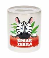 Grote kinder spaarpot zebra