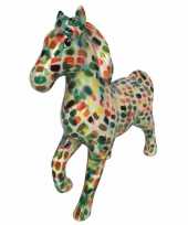 Grote spaarpot paard multicolor